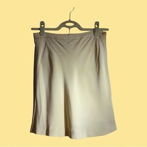 Sahza Made in Italy Classic Skirt Buttercream Color Size 10